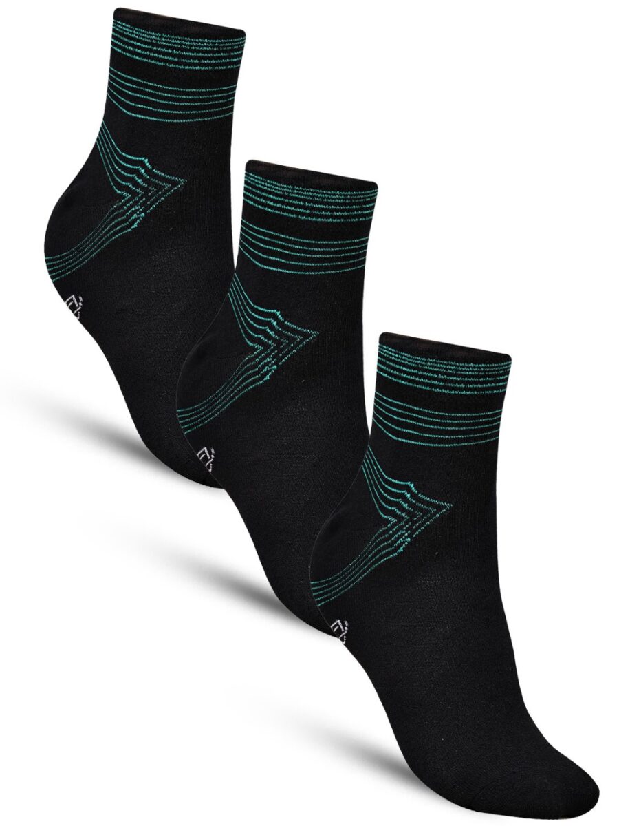 Dollar Casual Ankle Length Cotton Socks For Men's In ( Pack of 3 )