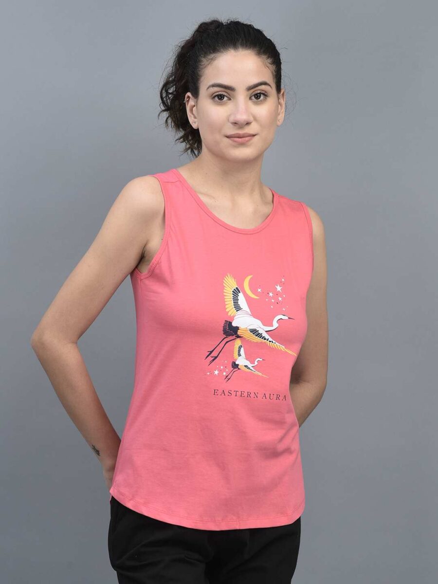 Dollar Women's Printed Premium  Cotton Tank Top