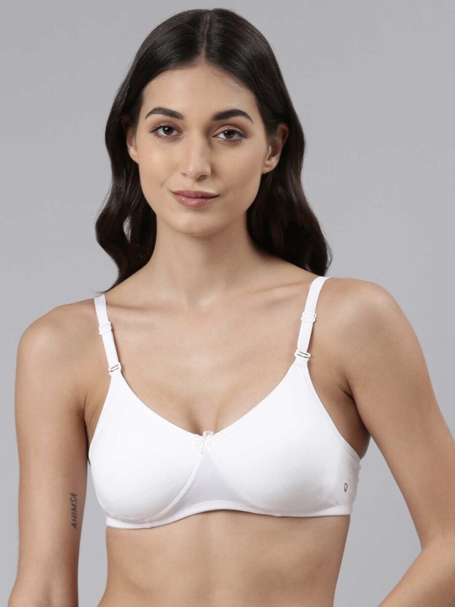 Dollar Missy Pack of 1 Women's Cotton Wire-Free Soft Padded Bra
