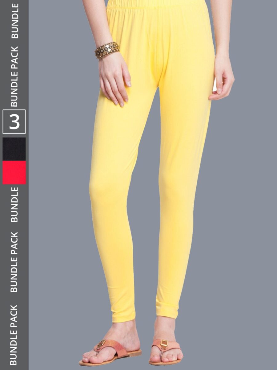 Dollar Missy Women's Cotton Four Way Stretchable Ankle Length Leggings