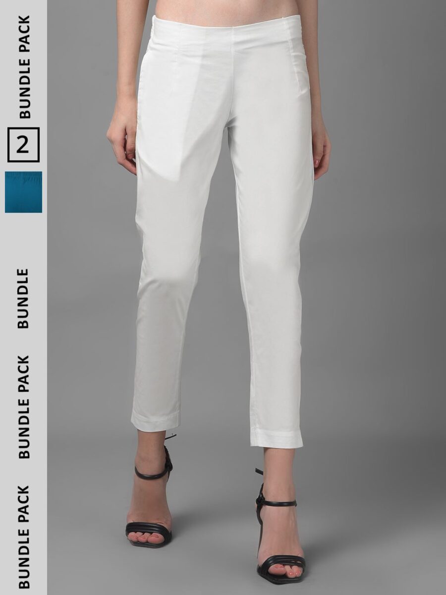 Dollar Missy Women's Cotton Two Way Stretchable Pant