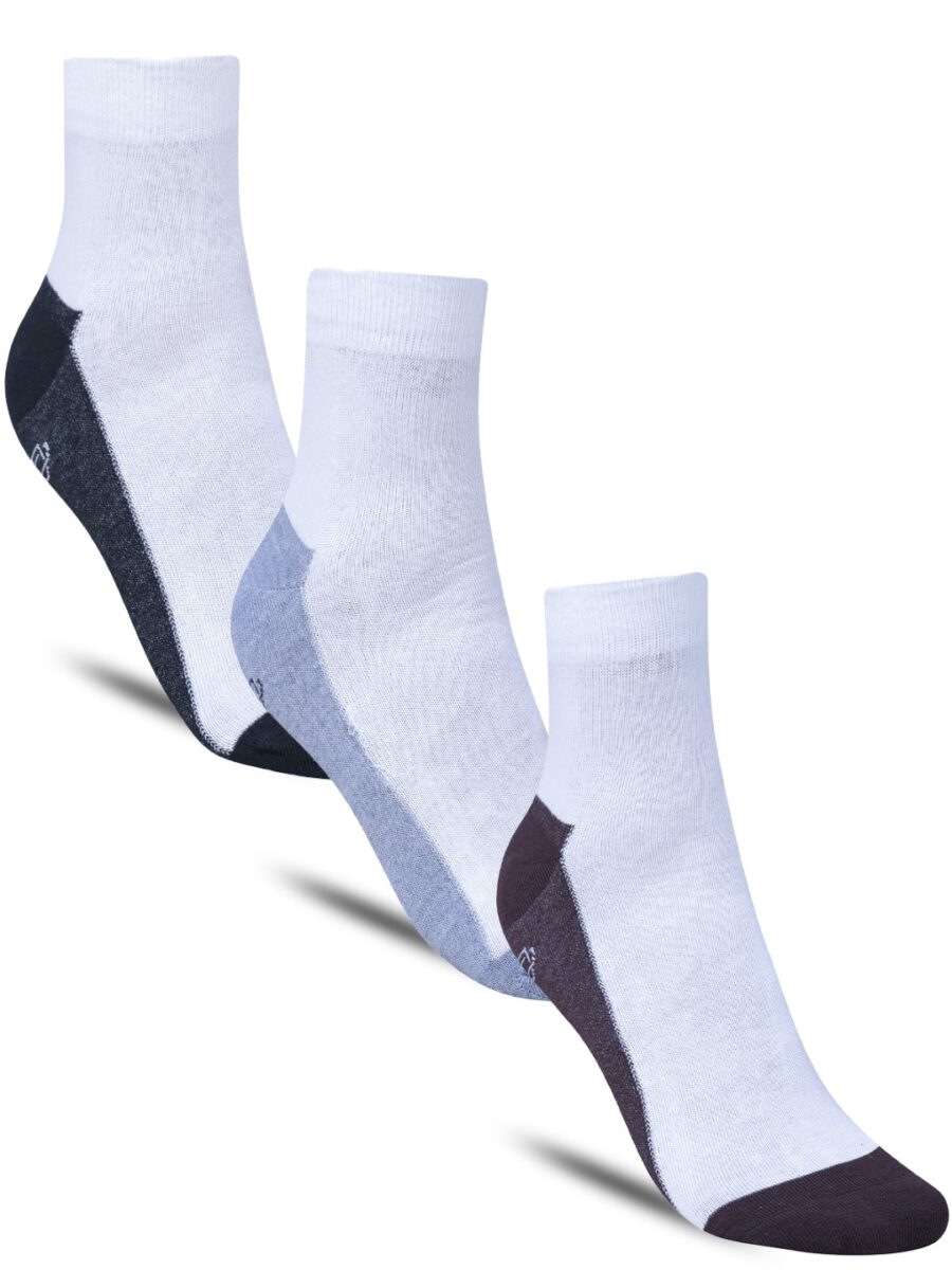 Dollar Formal Ankle Length Cotton Socks For Men's In ( Pack of 3 )