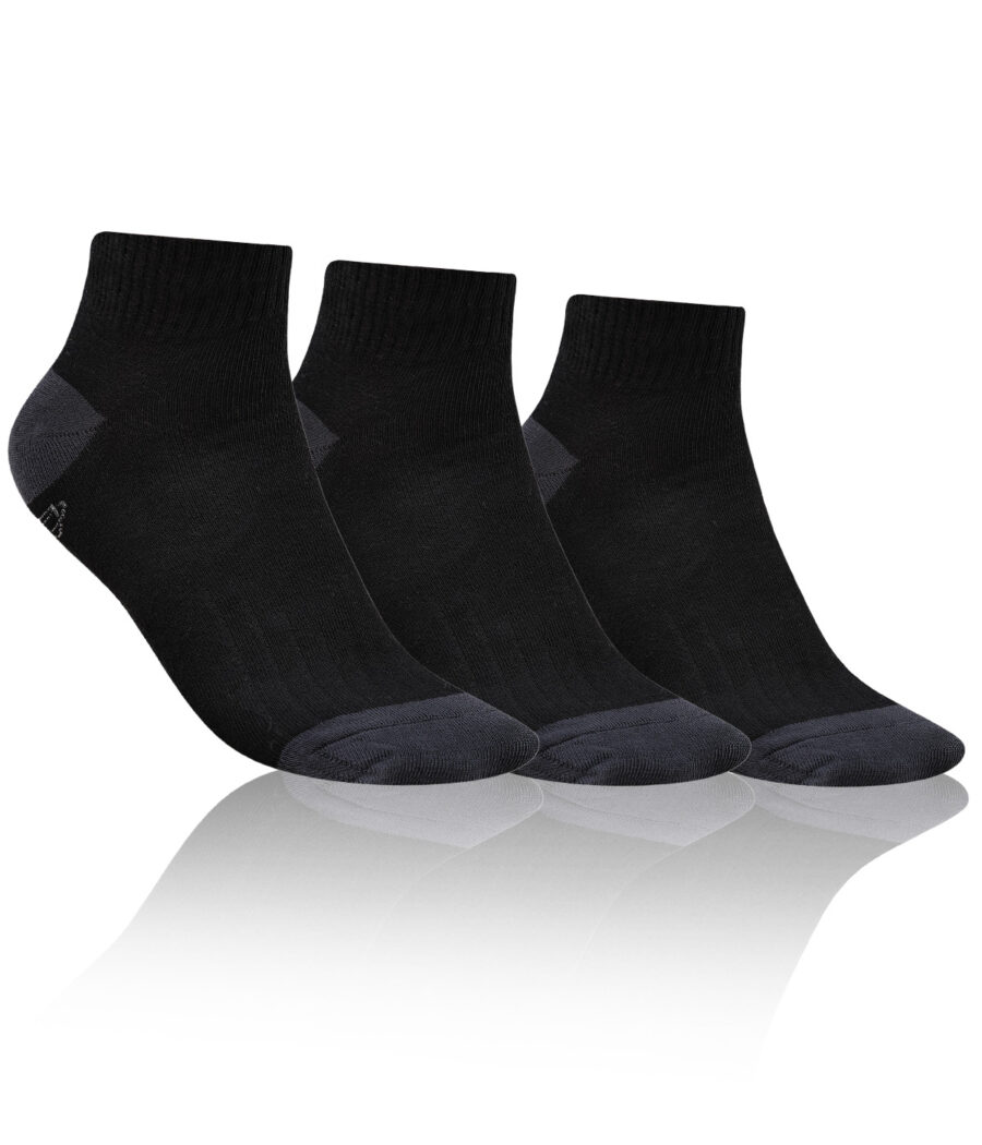 Dollar Casual Ankle Length Cotton Socks For Men's In ( Pack of 3 )