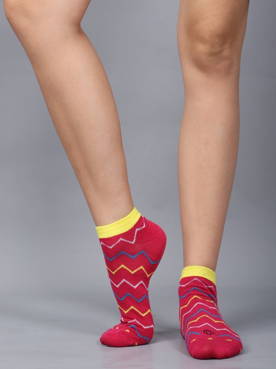 Dollar Casual Low Ankle Cotton Socks For Women's In ( Pack of 5 )