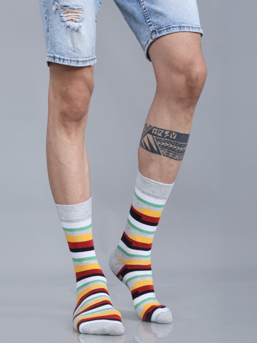 Dollar Casual Full Length Cotton Socks For Men's (Pack of 5)