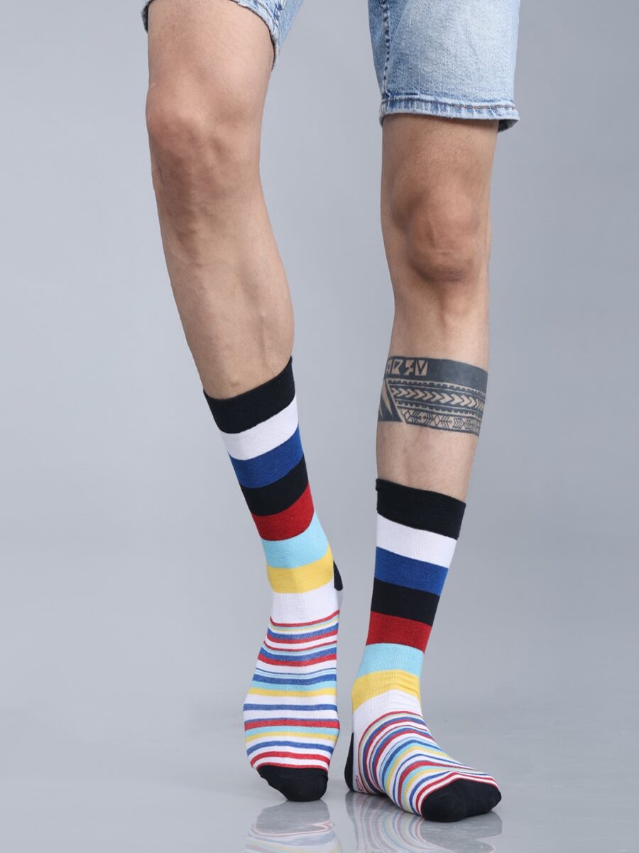 Dollar Casual Full Length Cotton Socks For Men's In ( Pack of 3 )