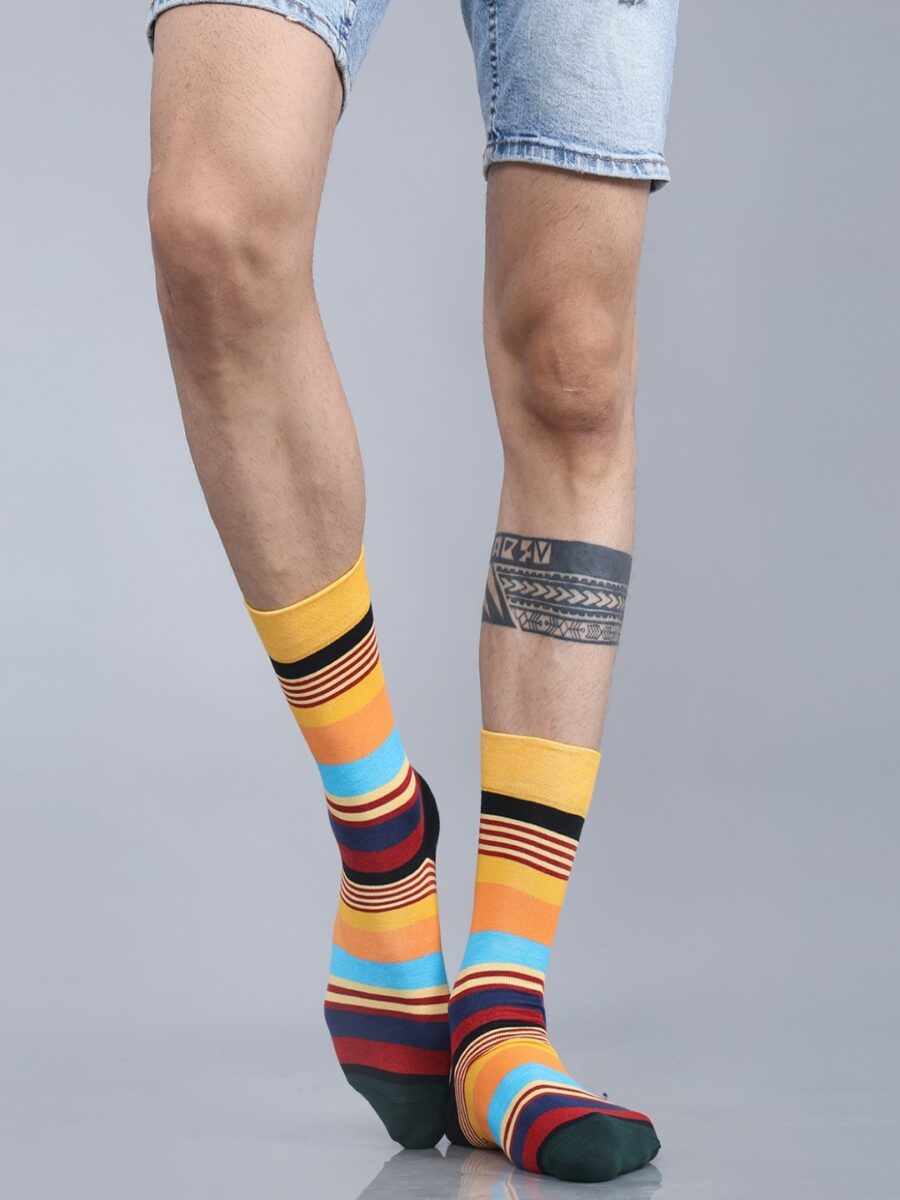 Dollar Casual Full Length Cotton Socks For Men's In ( Pack of 3 )