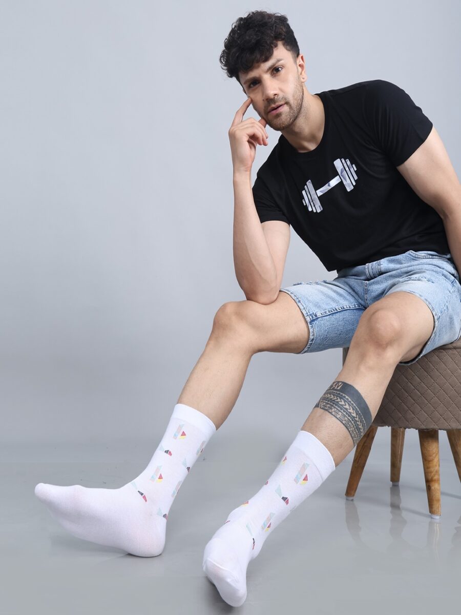 Dollar Casual Full Length Cotton Socks For Men's In ( Pack of 3 )