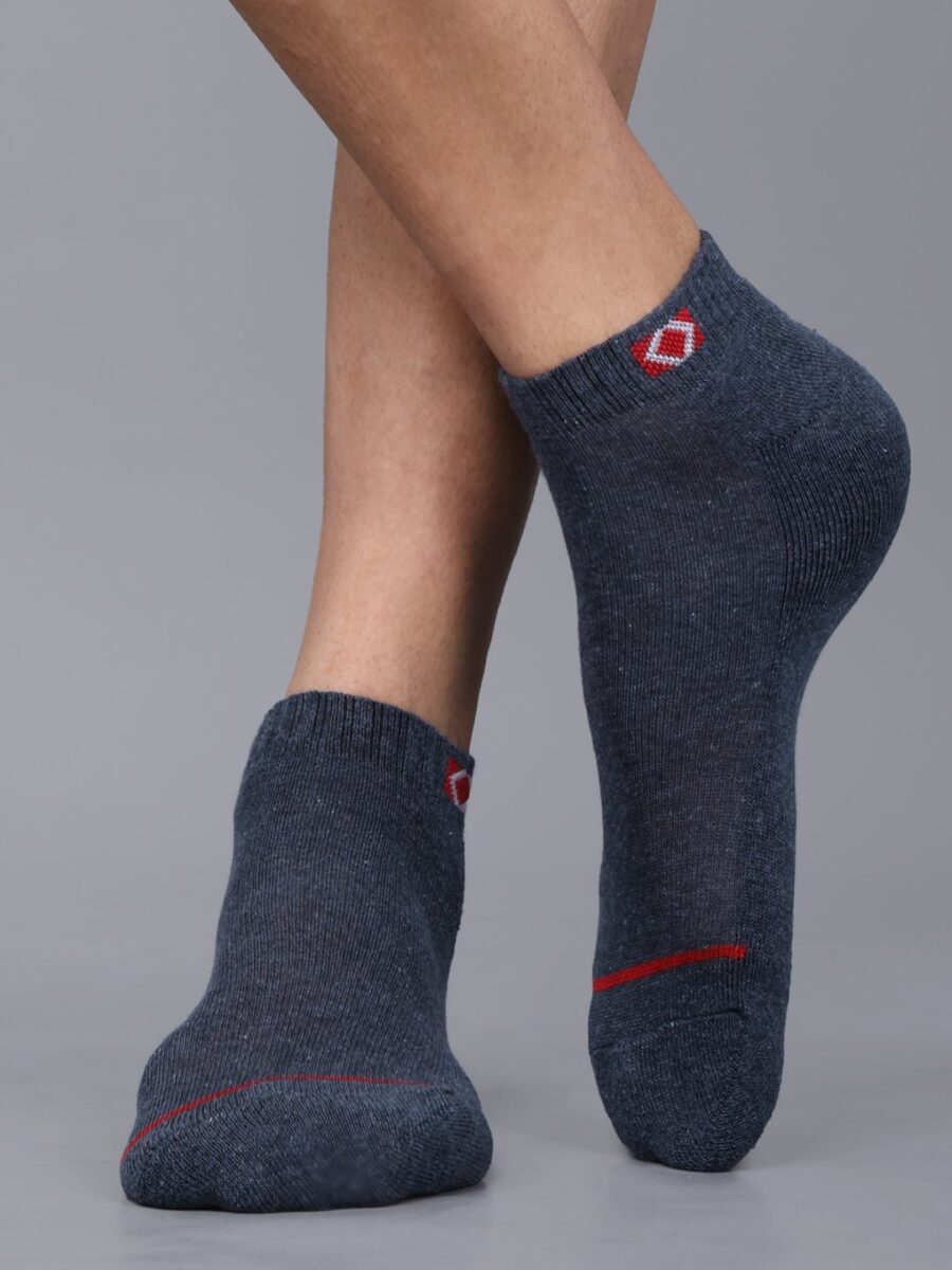Dollar Sports Ankle Length Cotton Socks For Men's In ( Pack of 3 )