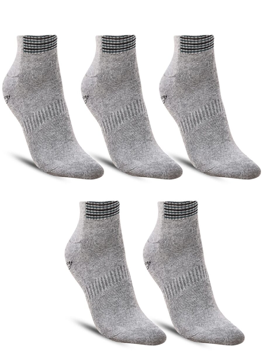 Dollar Sports Ankle Length Cotton Socks For Men's In ( Pack of 5 )